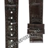 Коричневый кожаный ремешок Tissot T610044557, теленок, 16/14, без замка, для часов Tissot Heritage Porto Mechanical T128.505, T128.509