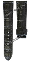 Черный кожаный ремешок Certina C610018077, теленок, 21/18, без замка, для часов Certina DS-4, DS Podium C022.428, C025.510