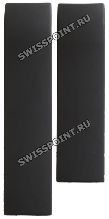 Черный каучуковый ремешок Tissot T610014610, 20/20, без замка, для часов Tissot T-Race T011.414, T011.417, T372, T373, T472