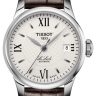 Коричневый кожаный ремешок Tissot T610042467, теленок, 12/10, без замка, для часов Tissot Le Locle L134