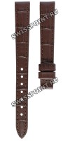 Коричневый кожаный ремешок Tissot T610042467, теленок, 12/10, без замка, для часов Tissot Le Locle L134