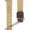Коричневый кожаный ремешок Tissot T610042467, теленок, 12/10, без замка, для часов Tissot Le Locle L134