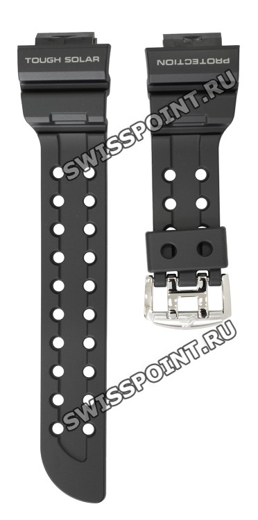 Черный полимерный ремешок Casio 10627156 для часов Casio GF-1000-1, GWF-1000-1