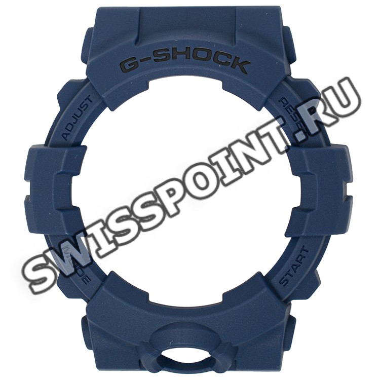 Синий рант корпуса часов Casio 10561567 для часов Casio GBA-800-2A