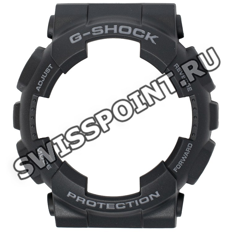 Черный рант корпуса часов Casio 10427816 для часов Casio GA-100MMC-1A, GA-110RG-1A, GA-110LP-1A