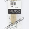 Белый кожаный ремешок Balmain B1730821, 16/14, с боковым вырезом 10 мм, без замка, для часов Balmain Miss Balmain 2731, 2735
