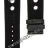 Черный кожаный ремешок Tissot T610037467, 22/20, синяя прострочка, без замка, для часов Tissot V8 Alpine T100.427, T106.417, T123.427, T123.610