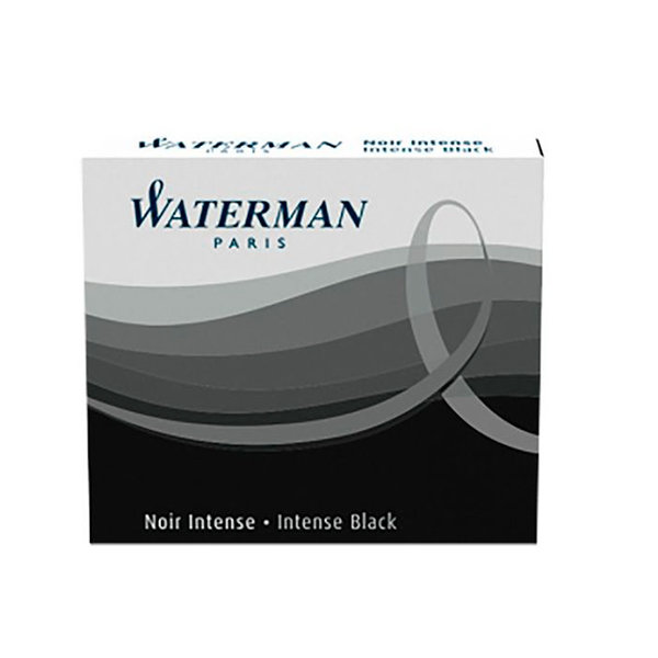 Мини картриджи с черными чернилами для перьевой ручки Waterman / АРТИКУЛ: S0110940 (№ 218)