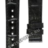 Черный кожаный ремешок Tissot T610044559, теленок, 16/14, без замка, для часов Tissot Heritage Porto Mechanical T128.505, T128.509