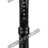 Черный кожаный ремешок Tissot T610044559, теленок, 16/14, без замка, для часов Tissot Heritage Porto Mechanical T128.505, T128.509