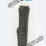 Черный полимерный ремешок 10160334 для часов Casio AW-49H, AW-49HE, AW-49H-1B, AW-49H-1E, AW-49H-7B, AW-49H-7E