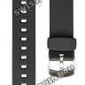 Черный полимерный ремешок Casio 10408444 для часов Casio WVQ-M410, WVA-M640, WVA-M650