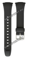Черный полимерный ремешок Casio 10408444 для часов Casio WVQ-M410, WVA-M640, WVA-M650