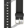 Черный полимерный ремешок Casio 10408444 для часов Casio WVQ-M410, WVA-M640, WVA-M650