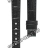 Черный кожаный ремешок Tissot T610042469, теленок, 12/10, без замка, для часов Tissot Le Locle L134