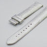 Серебристый кожаный ремешок Tissot T610026396, имитация крокодила, 14/14, без замка, для часов Tissot T-Wave L852