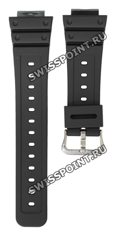 Черный полимерный ремешок Casio 10627149 для часов Casio GW-5000-1, GW-5000U-1