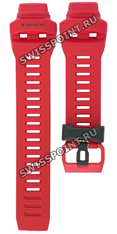 Красный полимерный Casio 10606823 для часов Casio G-Shock G-Squad GBD-H1000-4E