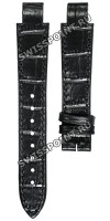 Черный кожаный ремешок Balmain B1730825, 16/14, с боковым вырезом, без замка, для часов Balmain Miss Balmain 2731, 2735