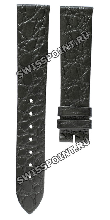 Черный кожаный ремешок Longines L682101238, теленок, 18/16, без замка, для часов Longines La Grande Classique L4.691.6, L4.691.7, L4.705.2, L4.705.4, L4.708.2