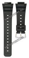 Черный полимерный ремешок Casio 10410406 для часов Casio DW-5600, DW-D5600