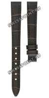 Коричневый кожаный ремешок Tissot T610042821, теленок, 12/10, без замка, для часов Tissot Tradition T063.009