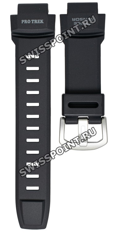 Черный полимерный ремешок Casio 10491496 для часов Casio PRW-3500Y-1E