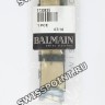 Черный кожаный ремешок Balmain B1730835, 19/16, с полукруглым вырезом 11 мм, без замка, для часов Balmain Excessive 5371, 5375