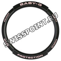 Черный полимерный рант Casio 10561536 для часов Casio BGS-100RT-1A