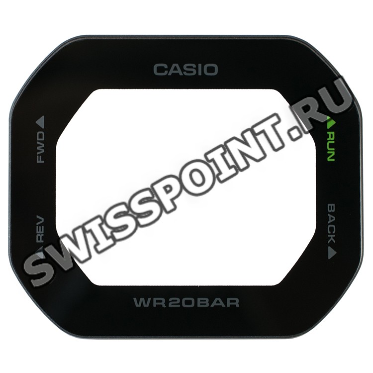 Минеральное стекло Casio 10655937 с принтом для часов Casio GBD-200LM-1