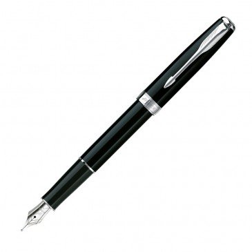 Ручка PARKER S0808810 Перьевая ручка Parker Sonnet F530, цвет: LaqBlack СT, перо: M (№ 72)