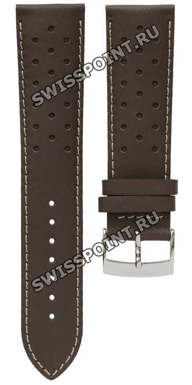 Коричневый кожаный ремешок Tissot T600041109, стальная пряжка, 22/20 мм, для часов Tissot V8 Swissmatic T106.407, T106.417