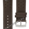 Коричневый кожаный ремешок Tissot T600041109, стальная пряжка, 22/20 мм, для часов Tissot V8 Swissmatic T106.407, T106.417