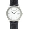 Черный кожаный ремешок Longines L682101262, теленок, 18/16, без замка, для часов Longines Flagship L4.695.6, L4.716.4, L4.716.6, L4.717.4, L4.717.6, L4.722.4, L4.736.4