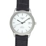 Черный кожаный ремешок Longines L682101262, теленок, 18/16, без замка, для часов Longines Flagship L4.695.6, L4.716.4, L4.716.6, L4.717.4, L4.717.6, L4.722.4, L4.736.4