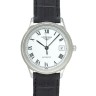 Черный кожаный ремешок Longines L682101262, теленок, 18/16, без замка, для часов Longines Flagship L4.695.6, L4.716.4, L4.716.6, L4.717.4, L4.717.6, L4.722.4, L4.736.4