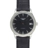 Черный кожаный ремешок Longines L682101262, теленок, 18/16, без замка, для часов Longines Flagship L4.695.6, L4.716.4, L4.716.6, L4.717.4, L4.717.6, L4.722.4, L4.736.4
