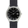 Черный кожаный ремешок Longines L682101262, теленок, 18/16, без замка, для часов Longines Flagship L4.695.6, L4.716.4, L4.716.6, L4.717.4, L4.717.6, L4.722.4, L4.736.4