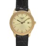 Черный кожаный ремешок Longines L682101262, теленок, 18/16, без замка, для часов Longines Flagship L4.695.6, L4.716.4, L4.716.6, L4.717.4, L4.717.6, L4.722.4, L4.736.4