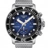 Стальной браслет Tissot T605045261, mesh, миланское плетение, для часов Tissot Seastar 1000 T120.417