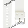 Белый полимерный ремешок Casio 10410443 для часов Casio GA-150-7A, GA-150MF-7A, GAW-100GA-7A