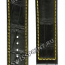 Черный кожаный ремешок Certina C610018594, теленок, 21/20, без замка, для часов Certina Ds-2 C024.410