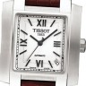 Коричневый кожаный ремешок Tissot T610014559, 24/18 мм, теленок, имитация крокодила, без замка, для часов Tissot TXL, TXS Chrono L864/964, L874/974, L875/975