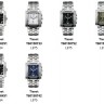 Коричневый кожаный ремешок Tissot T610014559, 24/18 мм, теленок, имитация крокодила, без замка, для часов Tissot TXL, TXS Chrono L864/964, L874/974, L875/975