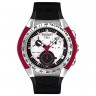 Черный каучуковый ремешок Tissot T610024840, 22/18, интегрированный, без замка, для часов Tissot T-Tracx T010.417, T010417A