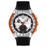 Черный резиновый ремешок Tissot T610024840, 22/18, интегрированный, без замка, для часов Tissot T-Tracx T010.417, T010417A