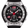 Черный резиновый ремешок Tissot T610024840, 22/18, интегрированный, без замка, для часов Tissot T-Tracx T010.417, T010417A