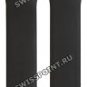 Черный каучуковый ремешок Tissot T610024840, 22/18, интегрированный, без замка, для часов Tissot T-Tracx T010.417, T010417A