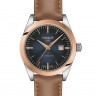 Коричневый кожаный ремешок Tissot T610045075, теленок, 15/14, без замка, для часов Tissot My Lady T930.007