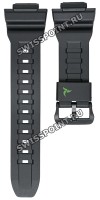 Черный полимерный ремешок Casio 10500877 для часов Casio STL-S110H-1B, STL-S110H-1C